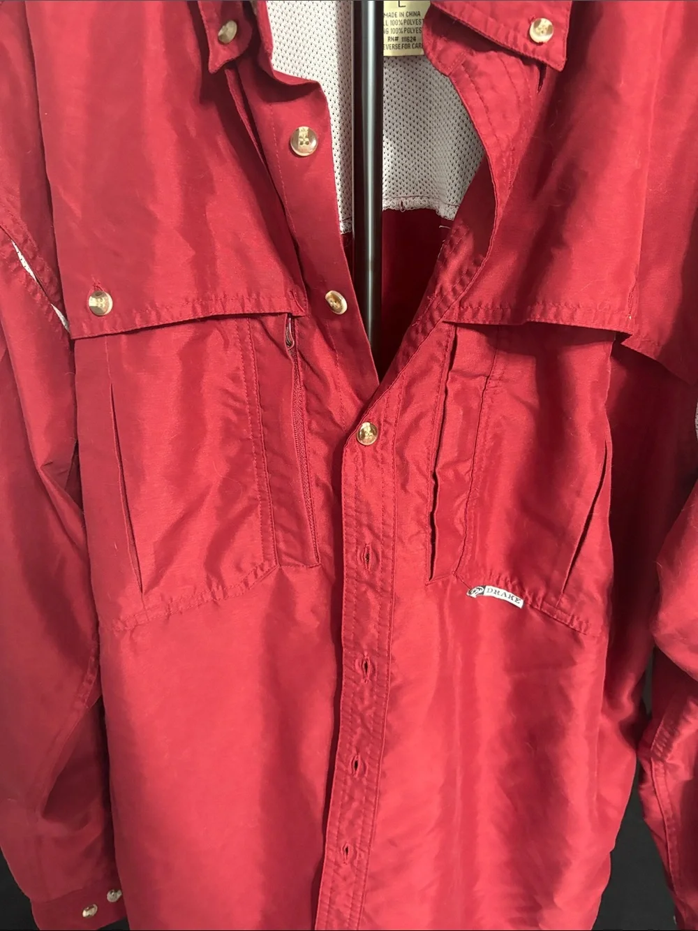 Drake Mens fishing shirt - Picture 3 of 6